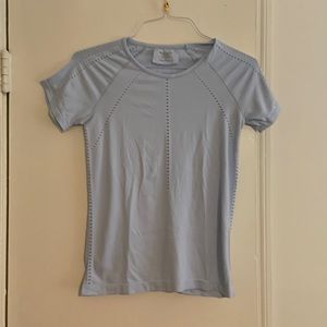 Light Blue Short Sleeve Top—Athleta—Size Small